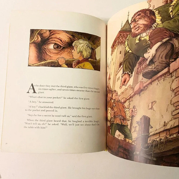 Vintage 1972  The Book of Giant Stories by David Harrison DJ Hardcover Book - Picture 13 of 16